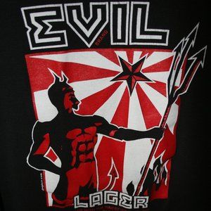 Women's T-Shirt M Evil Lager - Sigh Co. Graphics